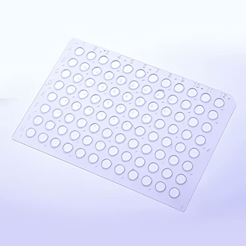 ADAMAS-BETA 100μL 96 Placa de poço, placa de PCR sem esquilas de laboratório, pacote de 50