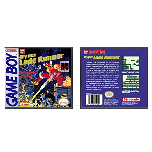 Hyper Lode Runner | Game Boy - Caso do jogo apenas - sem jogo