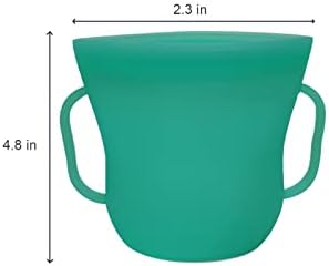 Contêineres de lanches de silicone para sacos de armazenamento de alimentos para crianças bolsa selada reutilizável, 2 pacote