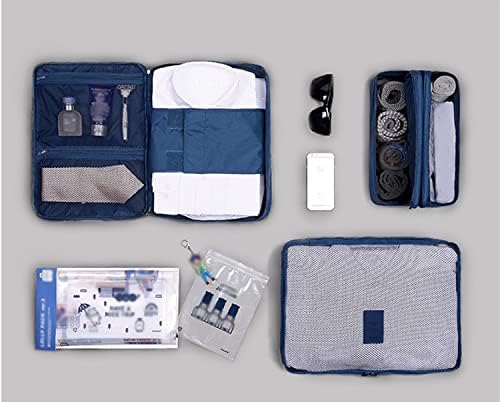 Sacos de vestuário pendurados de pacote WYQQ 5 e 1 bolsa de camisa multifuncional capas de roupa respirável para armazenamento e viagem de armário