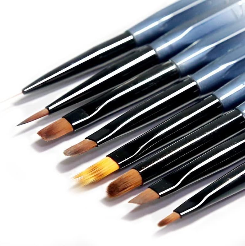 HNKDD UNIL ART Brush Liner Gradient Shading Pintura Desenho Flores Dicas de caneta Gel Gel UV Design Manicure Tools