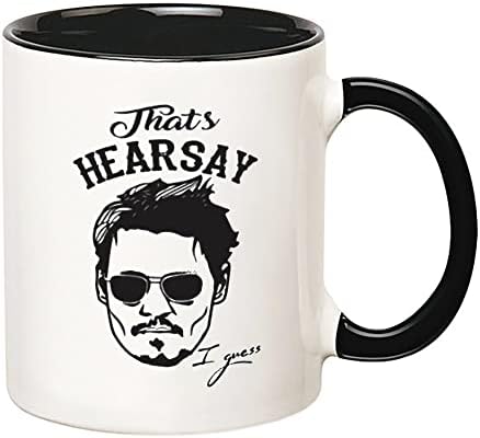 FoNhark - Johnny Depp, isso é carinho, justiça para Johnny, Johnny Depp happy hour a qualquer hora, 11 oz de caneca de café/xícara