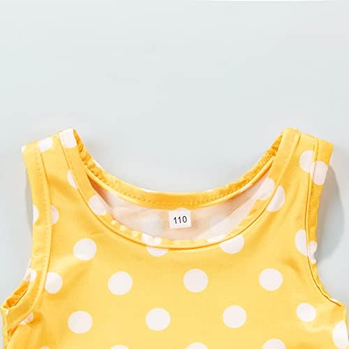 Wasaigood Toddler Kidswear Awear Infant Baby Girl Tankini Conjunto de 2pcs Tops Briefs Terno de banho de maiô Summer Beachwear