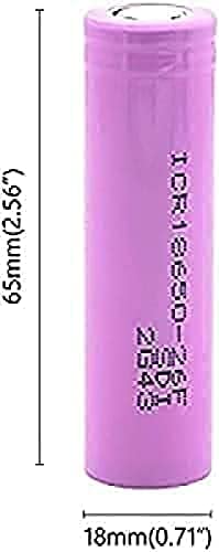 ACsons AA Baterias de lítio3.7V Pink ICR 18650-26F 2600mAh Batterias de lítio de lítio de lítio