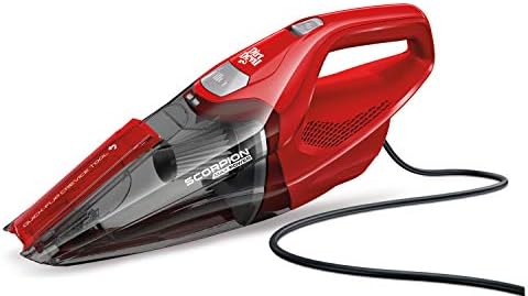 Dirt Devil Scorpion Handheld Vacuum Cleaner, com cordão, pequeno e de mão seca com cordão, SD20005Red, vermelho