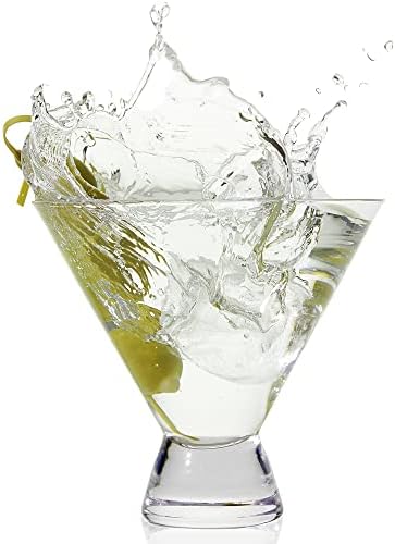 Conjunto de óculos de martini sem haste de 4-copos de margarita sem haste para qualquer bebida-festa de luxo de cristal que hospeda copos de coquetéis-copos elegantes em casa