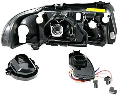 V-MaxZone Parts esquerda Ferto compatível com Audi A4 B5 Facelift 1999 2000 2001 VP359L Lâmpada de luz da luz de