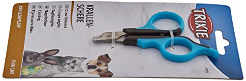 Trixie Pet Brooming unhas Clippers, para cães pequenos, gatos, animais pequenos e pássaros, 3 , turquesa/preto, 2373