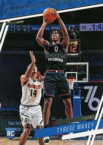 2020-21 Panini Chronicles #59 Tyrese Maxey RC Rookie Philadelphia 76ers NBA Basketball Trading Card
