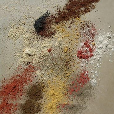 Mostarda Oxido de Ferro Amarelo - Pigmentos para pintura artística e decorativa, concreto, argila, limão, gesso,