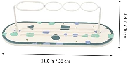 Suporte de metal de cabilock 1pc Multifuncional para dispensador Diatomita Organizador de banheiros Banheiro de dentes de dentes