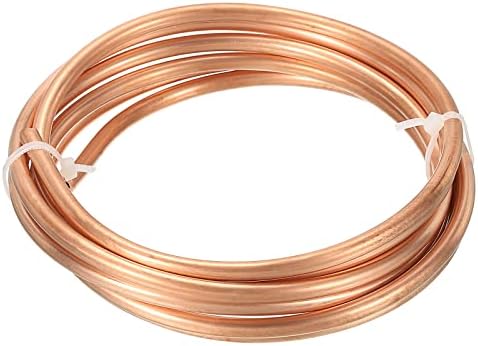 Dmiotech 4mm x 5mm de comprimento 2,0 m Tubos flexíveis de cobre de cobre para compactação, ar condicionado Air Assistência