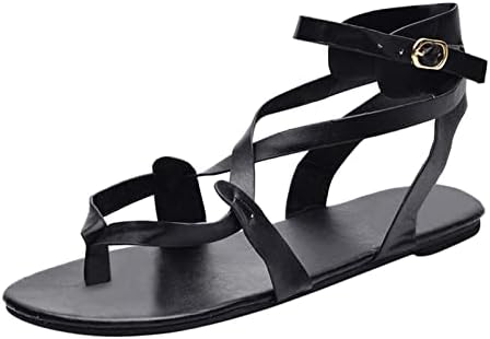 Sandálias de verão para mulheres stransp strap sandálias de praia externa sandálias planas clipe dedo sandálias romanas chinelos