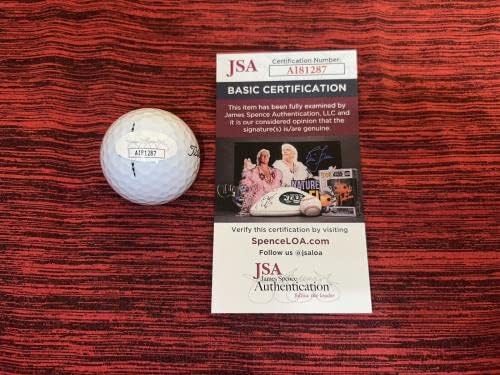 Scottie Scheffler assinou o Titleist Golf Ball 2022 Masters Champion Star JSA 2 - Bolas de golfe autografadas