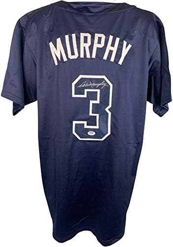 Dale Murphy autografou Jersey MLB Atlanta Braves PSA COA MVP