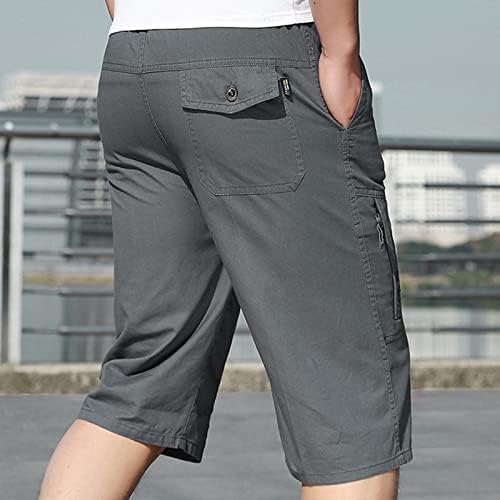 RTRDE Men's Shorts Fashion Zipper ao ar livre bolso esportes de calças casuais de calças casuais