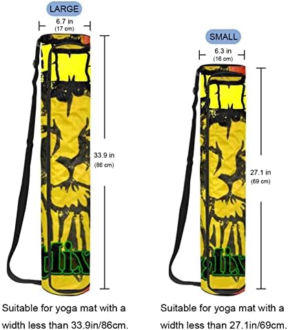 Incluindo no saco de transportador de tapete de ioga Maastep com alça de ombro de ioga bolsa de ginástica Bolsa de praia