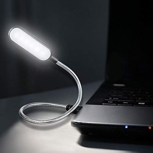 DDDCM portátil USB LED Mini Livro Leitura leve Lâmpada de mesa leve Lâmpada flexível para Power Bank Laptop Notebook