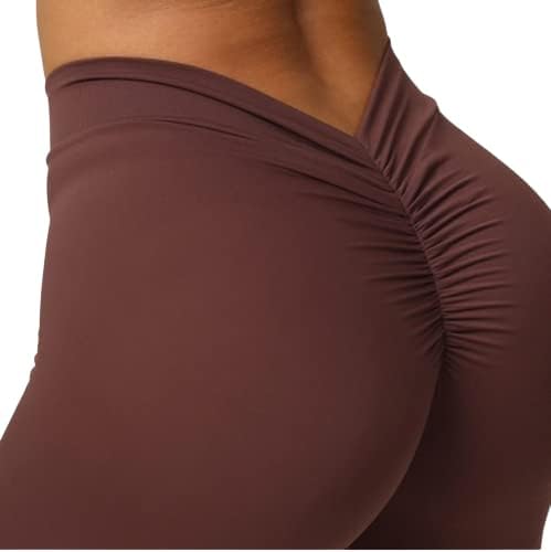 Viral Tik Tok V Voltar Leggings para Mulheres Scrunch Butt Computação de Yoga Fitness Girl Tummy Control Calças ativas