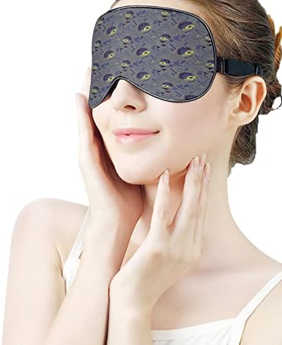 Cavellaby Kullaby Sleep Eye Mask Capas macias para os olhos bloqueando as luzes vendidas com alça ajustável para tirar uma soneca