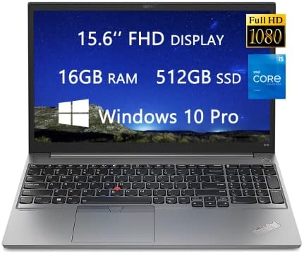 2022 Laptops para negócios do ThinkPad E15 Gen 4 para negócios por Lenovo, computador FHD de 15,6 polegadas, Intel Core
