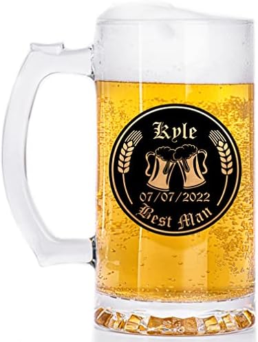 Princadeiras personalizadas Presente de caneca de caneca de cerveja Groomsman MUG PRESENTE MELHOR MAN HOMEM GREST GLET CERENTE STEIN