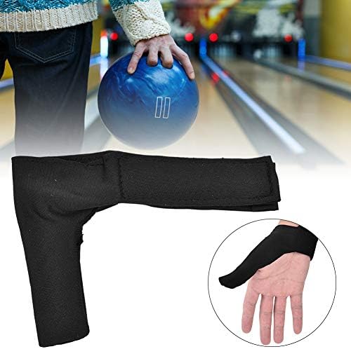 YueCoom Bowling economizador de polegar, adulto esquerdo para o dedo de dedo esquerdo do lado do guarda -chuva estabilizador de luvas protetor para bola