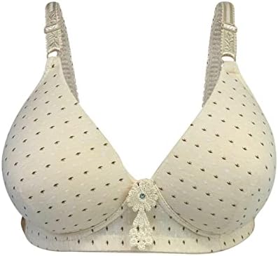 Ladies Bras Polka Dot Imprimir sutiã diária Cobertura completa Cobertura ajustável BRA FELIA FELIMENTO BRALETTE NÃO EMPREDIDO