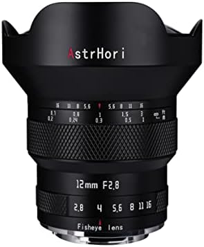 Astrhori 12mm F2.8 Fisheye Lens Full Frame Manual Camera Lens