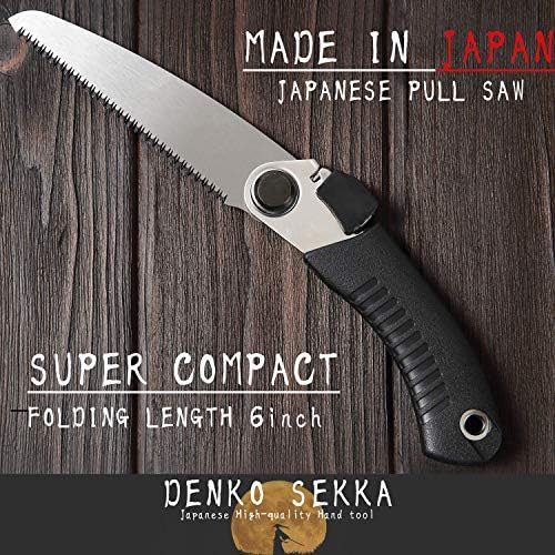 Denko Sekka Woodworking Swer, serra japonesa para trabalhar madeira e artesanato de madeira, alça longa com lâmina de precisão