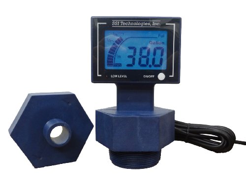 SSI Technologies DFT-110 Ultrassonic Digital Drum Level Medle, 2 e 3/4, Anexo de bung, 8,75 x 8,75 x 4,5