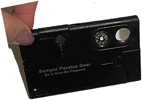 Presentes de equipamento semper paratus para homens multitools - 10 em 1 bolso de cartão de crédito Multi Ferrame