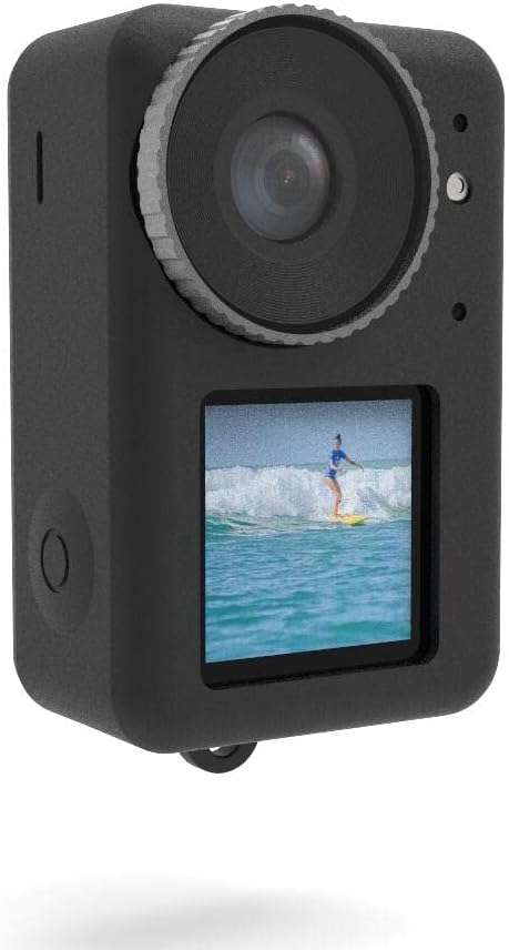 Caixa de manga de silicone de proteção de joysog para câmera OSMO Action 3, lente protetor de proteção de proteção da
