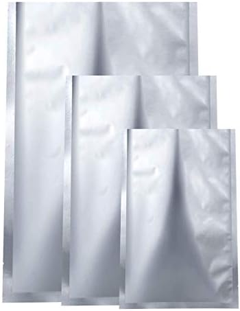 3 tamanhos Mylar Aluminium Foil Bags, Metallic Mylar Foil Calor Flato Sacos de Locação Bolsa de Bolsa para Comida Capé