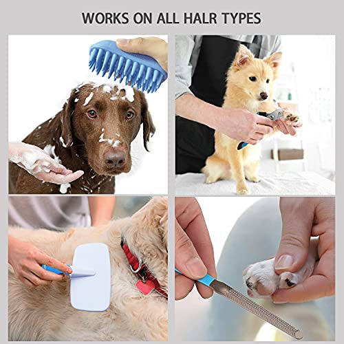 Auto-limpeza pincel de animais de estimação para cães e gatos, pente de limpeza remove tapetes de derramamento e cabelo emaranhado,