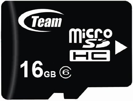 16 GB Turbo Speed ​​Class 6 Card de memória microSDHC para htc bordo max 4g mega. O cartão de alta velocidade vem com