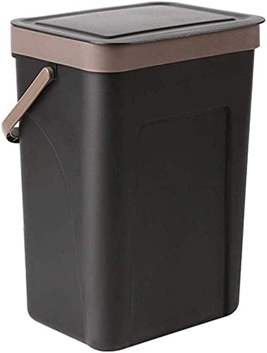 Tatsen lixo lata - lixo de plástico retangular pode desperdiçar cesta com tampa tipo para banheiro pó quarto quarto de cozinha sala de artesanato escritório 24x15x35cm
