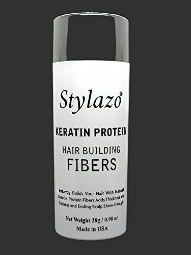 Fibras de construção de cabelos Stylozo, corretivo de perda de cabelo 28g/0,98 onças de fibras permanecem no dia