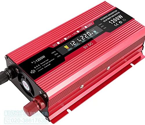 Inversor FSCZ 600W 1200W 2000W Converter de tensão DC 24 V para CA 220V 230V 240V Inversor de carro com interruptor controlável