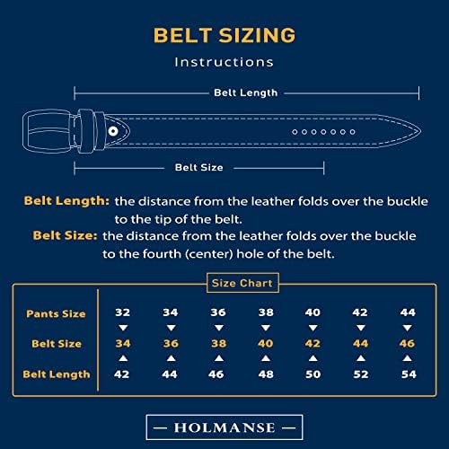 Holmannse italiano grão completo cinto de couro Men Western Cowboy Belt para jeans 1.5 largura 7 buracos embalagens de caixa de presente