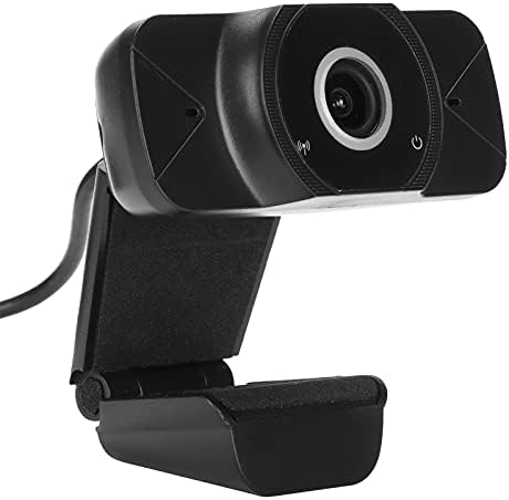 Yyoyy 1080p/30fps pc webcam com microfone com cancelamento de ruído, câmera da web de computador USB para PC, laptop e desktop,