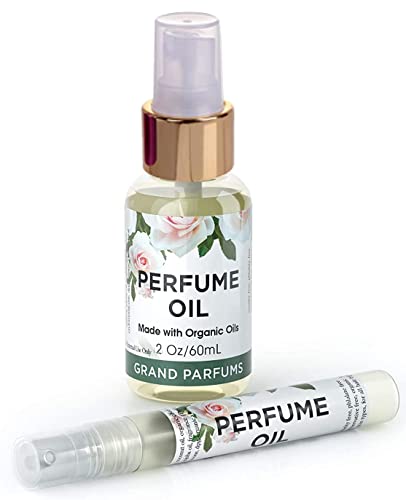 Grand Parfums Tribo Tipo Spray de perfume em óleo de fragrância 2 oz mais garrafa de viagem de 10 ml | Mão misturada à ordem,