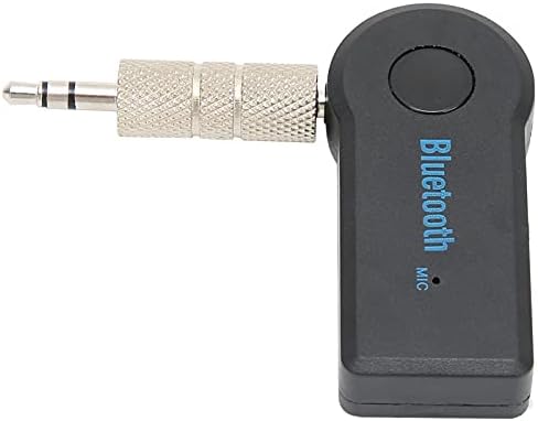 Receptor de carro Bluetooth, adaptador Aux Bluetooth Noisecanceling, qualidade do som da porta de áudio de 3,5 mm para laptop