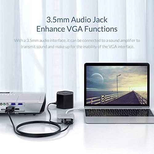 Houkai USB tipo C para HDMI Compatível VGA Audio Usb3.0 Docking Station para Hub USB 3.0 do tipo C USB 3.0