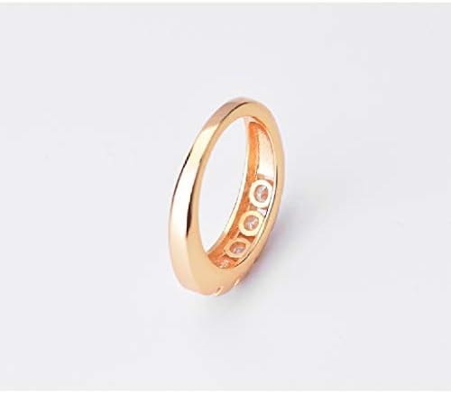 Ladies Fashion Jewelry Gold elegante anel círculo incrustado anéis de adolescentes de adolescentes