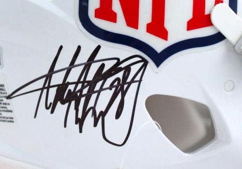 B.Sanders/Gore/Smith/Peterson Autografado NFL F/S Speed ​​Hapelntic Helmet -Bawholo - Capacetes NFL autografados