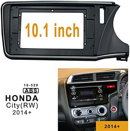 Quadro de rádio de carros de 10,1 polegadas para Honda City 2014-2018 DVD GPS Navi Player Painel Dash Kit