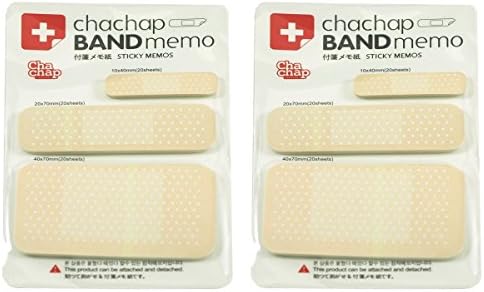 Wrapables Band Aid Notes Sticky, conjunto de 2
