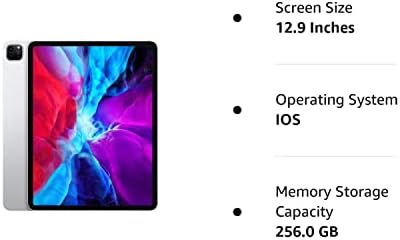 iPad Pro4 12,9in 256 GB de prata 4g