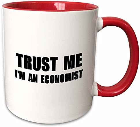 3drose confie em mim, sou uma caneca de cerâmica de Humor-Funny de Humor-Funny de Economia-Fun-Funny, 11 oz, vermelho